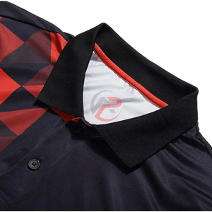 T-shirts polo fabriqués au Pakistan T-shirts polo décontractés en coton de couleur personnalisée T-shirts polo grande taille anti-rides à séchage rapide - Product Image 3