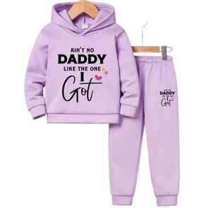 Nouvel ensemble d'automne pour un haut et un pantalon à manches longues avec un imprimé graffiti lettre coeur, pour l'extérieur - Product Image 2