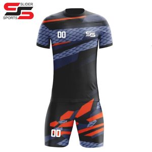 Customize Print Adults Kids Soccer Jersey Uniforms Men <b>Boys</b> Football Team Sets Breathable Fabric sports wear - Product Image 3