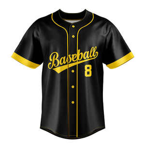 Ensemble uniforme de baseball pour hommes tendance aux États-Unis, maillot à boutons et pantalon, design personnalisé, respirant, uniforme de softball 2026 - Product Image 6
