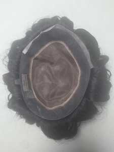 Peluca de tupé de cabello humano mono de calidad superior de Bangladesh con cuerpo natural y estilos de ondas profundas - Product Image 3
