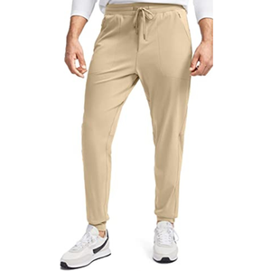 Logo personnalisé Pantalon de jogging décontracté pour hommes Pantalon de survêtement décontracté à taille élastique Pantalon de jogging uni à jambe droite coupe ample Vente en gros - Product Image 5