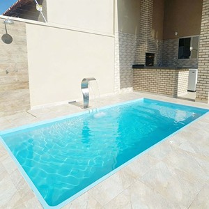 Piscina de Fibra de Vidrio para Exteriores de Tamaño Familiar, Diseño Personalizado, Piscina Enterrada, Resistente a los Rayos UV y a la Corrosión - Product Image 4