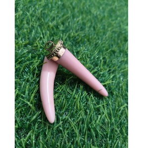 จี้เรซิ่นทำมือจากดีไซเนอร์ ชุบทอง |   เครื่องประดับแฟชั่นขายส่ง - Product Image 2