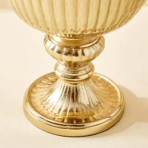 Handcrafted Metal Hammered Luxury Antique Flower <b>Vase</b> New Design Hot Selling Home Decoration Accessory - Product Image 5