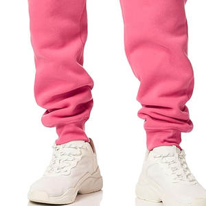 กางเกงจ็อกเกอร์ผ้าฝ้ายย้อมสีล้วนสำหรับผู้ชายกางเกงวิ่งขายาวสำหรับ2026สีชมพูโลโก้ตามต้องการ - Product Image 6