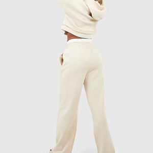 Ropa de calle con logotipo personalizado para mujer, Sudadera con capucha de corte Regular, pulóver, sudadera de gimnasio, conjunto de chándal informal de invierno, Logo de talla grande 100% algodón - Product Image 4