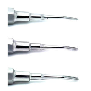 Ensemble d'élevateurs radiculaires dentaires manuels en acier inoxydable de haute qualité pour extraction chirurgicale des dents, usage dentaire professionnel, luxe - Product Image 6