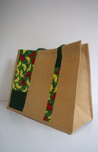 ถุงปอกระเจาพิมพ์ลายแบบกำหนดเองพร้อมที่จับงานแฮนด์เมดใช้งานประจำวันกระเป๋ากระสอบผ้าใบธรรมชาติคุณภาพดีเยี่ยมใช้ช้อปปิ้ง - Product Image 2