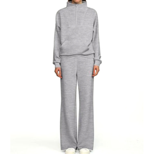 Survêtements de sport unisexes en molleton technique pour la salle de sport, taille plus, jogging de maternité, vêtements de sport en gros, ensemble deux pièces pour hommes et femmes - Product Image 3