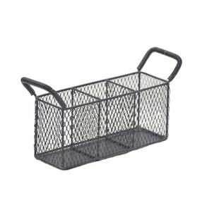 Boîte à outils murale galvanisée Métal Design élégant Solutions de stockage d'ustensiles de cuisine de table parfaites Caddy élégant - Product Image 6