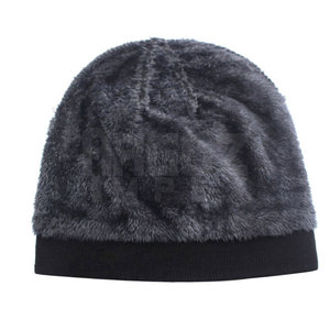 Best Selling Solid Color Winter <b>Knitted</b> <b>Beanie</b> Hat Jacquard <b>Beanies</b> for Winter Wear - Product Image 3
