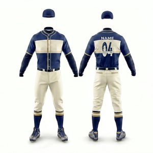<b>Baseball</b> Uniform Lightweight Polyester Fabric Soft Comfortable Fit Breathable Design Ideal For Everyday Sports Use - Product Image 2