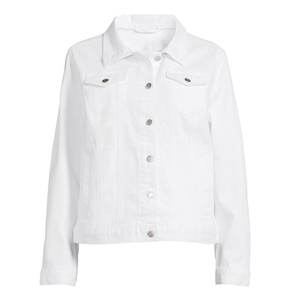 Chaqueta Vaquera Extra Grande Personalizable para Mujer, con Ribete de Piel de Oveja, Diseño Estampado, Mangas Largas, Cuello con Botones, Transpirable, para Invierno - Product Image 5