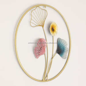 ผนังโลหะใบโลหะขายดีที่สุดตกแต่งผนังสำเนียงห้องนั่งเล่นห้องนอนสำนักงานบ้านและสวนตามบรรยากาศไลฟ์สไตล์ - Product Image 3