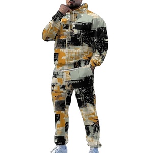 Survêtements de jogging brodés personnalisés de qualité supérieure pour hommes, coupe ajustée, en coton, style cargo, sweat-shirts et sweats à capuche pour hommes - Product Image 6