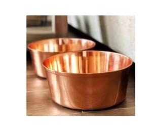 Cuenco de cobre para servir en el hogar, mesa de comedor, boda, nuevo cuenco de cobre decorativo, centro de mesa moderno, frutero para Cocina - Product Image 1