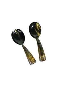 Cuchara de cuerno de búfalo hecha a mano de La India Artesanía natural a granel Venta al por mayor Cucharas de cuerno de vaca - Product Image 4