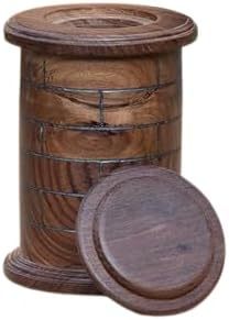 Resin Urn Wood Adults <b>for</b> <b>Ashes</b> Funeral Burial Lid Pet <b>Keepsakes</b> <b>for</b> Human Memorial Creative Urn Decorative - Product Image 2