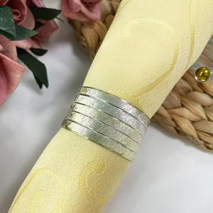 Anillo de servilleta Último diseño elegante Anillo de servilleta increíble Soporte de tejido Venta caliente Decoración de mesa Servilletero a bajo precio - Product Image 2