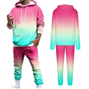 Ropa de jogging de entrenamiento de manga larga de calidad superior, conjunto de chándales sólidos de nuevo estilo transpirable, traje deportivo de moda estampado - Product Image 6