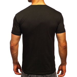 Factory 250 Gsm Custom Men's Oversized Ringer V Neck Camisetas Manga completa Drop Shoulder Knitted Formal Your Own Brand Printing - Product Image 3