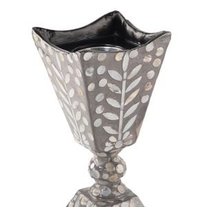 Quemador de incienso de nácar de alta gama con diseño incrustado, pieza de difusión de aroma para una decoración espiritual sofisticada. - Product Image 4