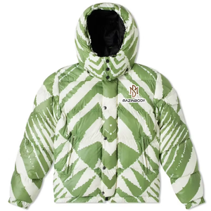 Veste matelassée d'hiver personnalisée OEM avec impression intégrale par sublimation, réversible, double face, épaisse, rembourrée de duvet, bulle 2026 - Product Image 1