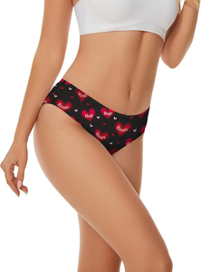 Ropa Interior Femenina Personalizada de Talla Grande, Bikini Negro Sexy de Spandex, Sin Costuras, Ecológico, Estilo Liso Teñido para Uso Diario, Precio Económico - Product Image 4