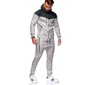 Wholesale Training Gym Track Suits Custom Mens Jogging Tracksuit Men Jogging Zipper Tracksuit Men's Hoodies & <b>Sweatshirts</b> - Product Image 2