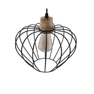 Vente fraîche industrielle Vintage pendentif lumière fil Cage abat-jour décoratif suspendu plafonnier taille personnalisée forme - Product Image 4