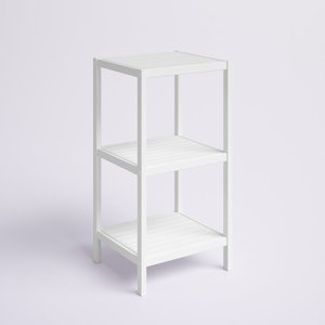 ชั้นวางของในห้องน้ำทำจากไม้ไผ่ MDF และที่เก็บโลหะสำหรับบ้านหรืออพาร์ตเมนต์ดีไซน์ร่วมสมัยทันสมัย - Product Image 1