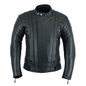 Nueva chaqueta de cuero para hombre, moda informal con cuello levantado, chaqueta de cuero de moda sólida informal delgada para hombre, ropa informal al por mayor - Product Image 4