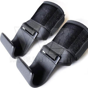 Ganchos de levantamiento de pesas ajustables con acolchado 2025 cómodo equipo de gimnasio ganchos de levantamiento de pesas personalizados - Product Image 1