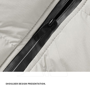 แจ็กเก็ตทรงปลาปักเป้าสำหรับผู้ชายเสื้อแจ็คเก็ตทรงพองสำหรับผู้ชายเสื้อแจ็กเก็ตผู้ชายคอลเลกชั่นฤดูหนาวขนาดสีตามสั่งและโลโก้ของคุณ - Product Image 5