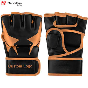 Gants de combat MMA professionnels de haute qualité en cuir PU de conception personnalisée en gros - Product Image 2