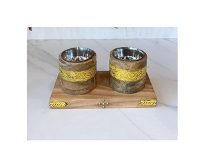 Quemador Bakhoor de mesa de diseño Mabkhar de madera de calidad superior con caja de almacenamiento a buen precio en la India - Product Image 4