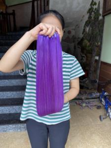 100% เวียดนามมนุษย์ผมกระดูกตรงการรวมกลุ่มสีผมด้วยการปิดดิบเวียดนามผม - Product Image 4