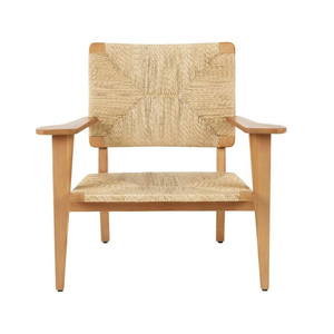 Sillón de madera de teca con cuerda para exteriores - Product Image 3