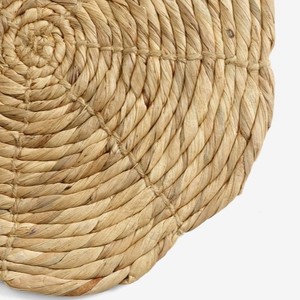 Mantel Individual de jacinto de agua hecho a mano tejido Natural grueso tapete de mesa redonda decoración de comedor ecológica de proveedor de artesanía de Vietnam - Product Image 4