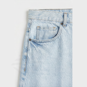 Pantalones Vaqueros Negros de Corte Recto y Tiro Medio para Hombre, Ajuste Regular, Casuales, 100% Algodón, Proveedor Mayorista, OEM - Product Image 5