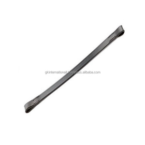 Banda para cejas de caballo de cuero inglés con acabado liso negro para bridas Banda para cejas plana con bucles cosidos personalizados - Product Image 5