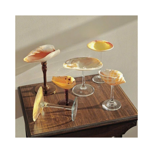 GOBELET DE LUXE EN COQUILLAGE FAIT MAIN-D'AUTHENTIQUES TASSES À VIN DE CONQUE POUR VOTRE ENTREPRISE - Product Image 2