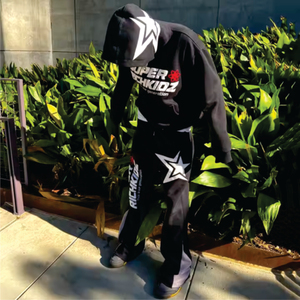 Chándal transpirable con logotipo personalizado, sudaderas con capucha de peso pesado teñidas lisas salientes, sudadera de hombre con hombros caídos de algodón 100% de doble capa - Product Image 4