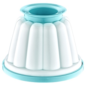 Molde de pudín y pastel de plástico azul con tapas antiadherentes, herramientas de postre de cocina reutilizables para el hogar, entrega rápida para Turquía - Product Image 1