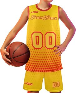 Uniforme de basket-ball léger 100% polyester pour adultes, style unique, couleur unie, haute qualité, taille plus, ensemble respirant - Product Image 1