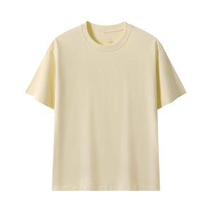 T-shirts graphiques imprimés personnalisés pour hommes femmes 100% coton biologique Style décontracté 240 grammes tissu tricoté conception unie vierge - Product Image 6