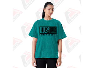 T-shirt élégant de lavage à l'acide pour femmes Appliques perles confortable à la mode écologique été hauts en Denim batik velours côtelé 100% - Product Image 6