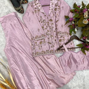 Indian <b>Women</b> Collection in Wholesale Readymade Kurti with Salwar in High Quality Fabric New Designer Look <b>Kurta</b> Dhoti Salwaar - Product Image 1