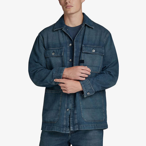 Chaqueta Vaquera Bordada de Primera Calidad para Hombre, Ropa Urbana Informal, Personalizable, Transpirable, Ecológica, Prenda Exterior de Moda Urbana - Product Image 2